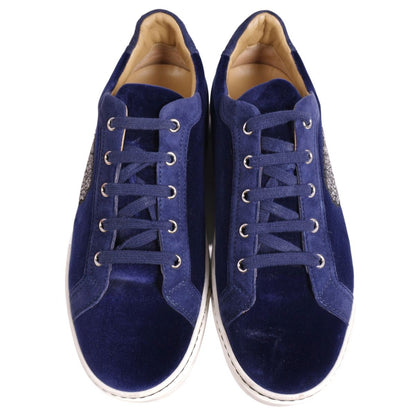 Hermes Sneakers Lace Up Low Cut Velvet — view 4