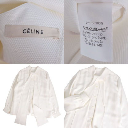 Celine Phoebe Philo Era Shirt Blouse Long Sleeves — view 7
