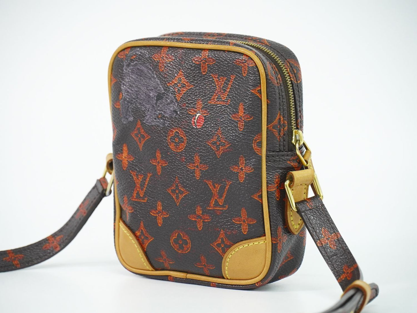 Louis Vuitton LV Panam Set Monogram Small Shoulder Bag Pochette Brown — view 2