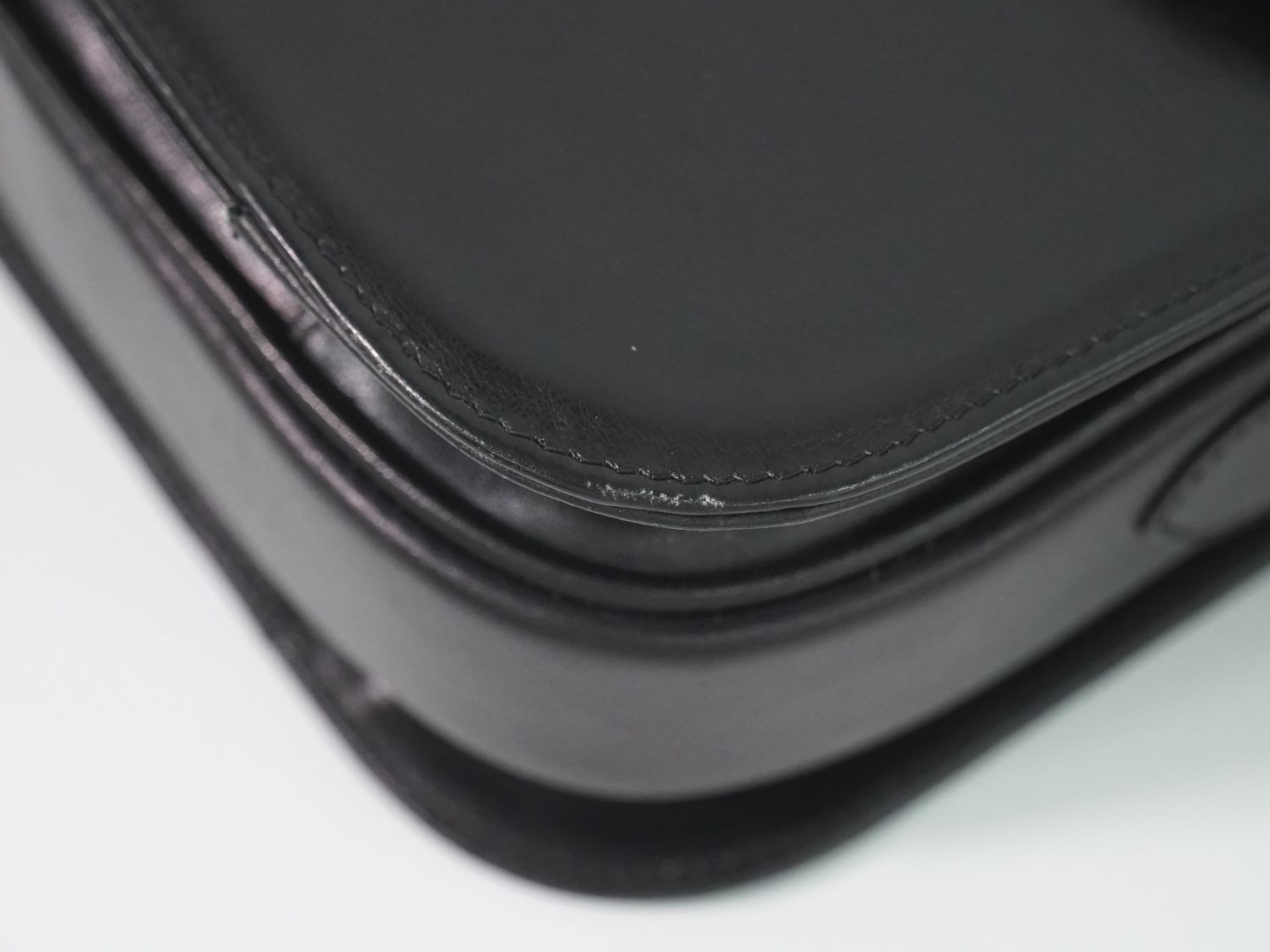 Celine Carriage Shoulder Bag Leather Black — view 7