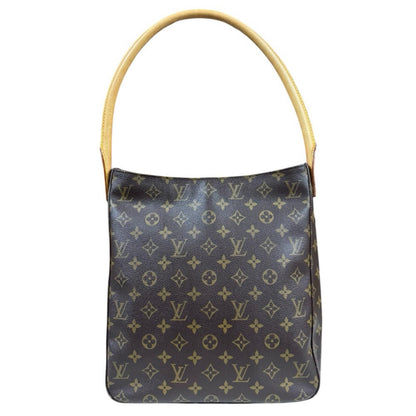 Louis Vuitton Looping GM Monogram Shoulder Bag Canvas Brown