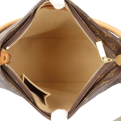 Louis Vuitton Looping GM Monogram Shoulder Bag Canvas Brown — view 7