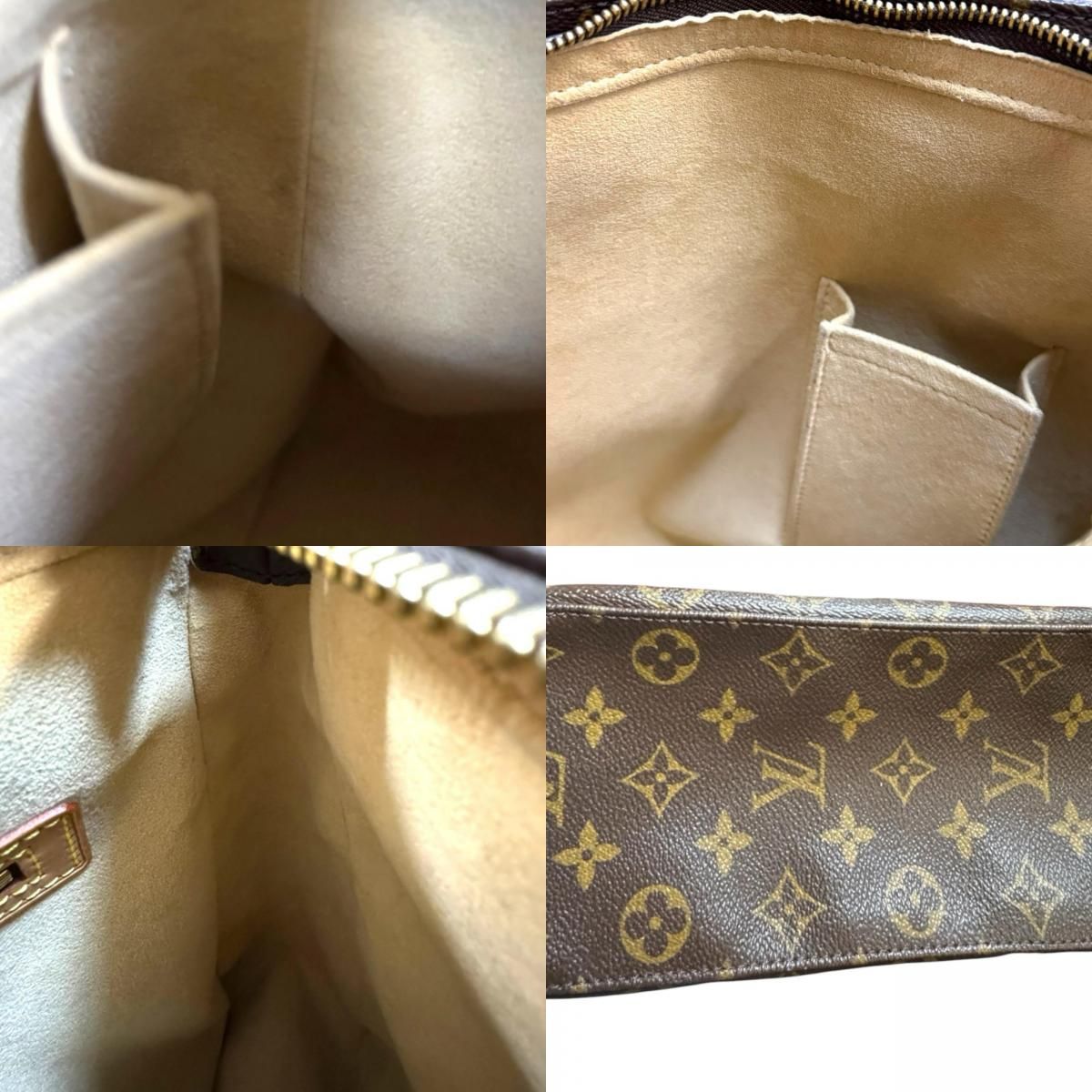 Louis Vuitton Looping GM Monogram Shoulder Bag Canvas Brown — view 9