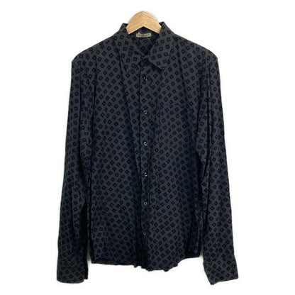 Bottega Veneta Long Sleeve Shirt 50 M Dark Gray Black