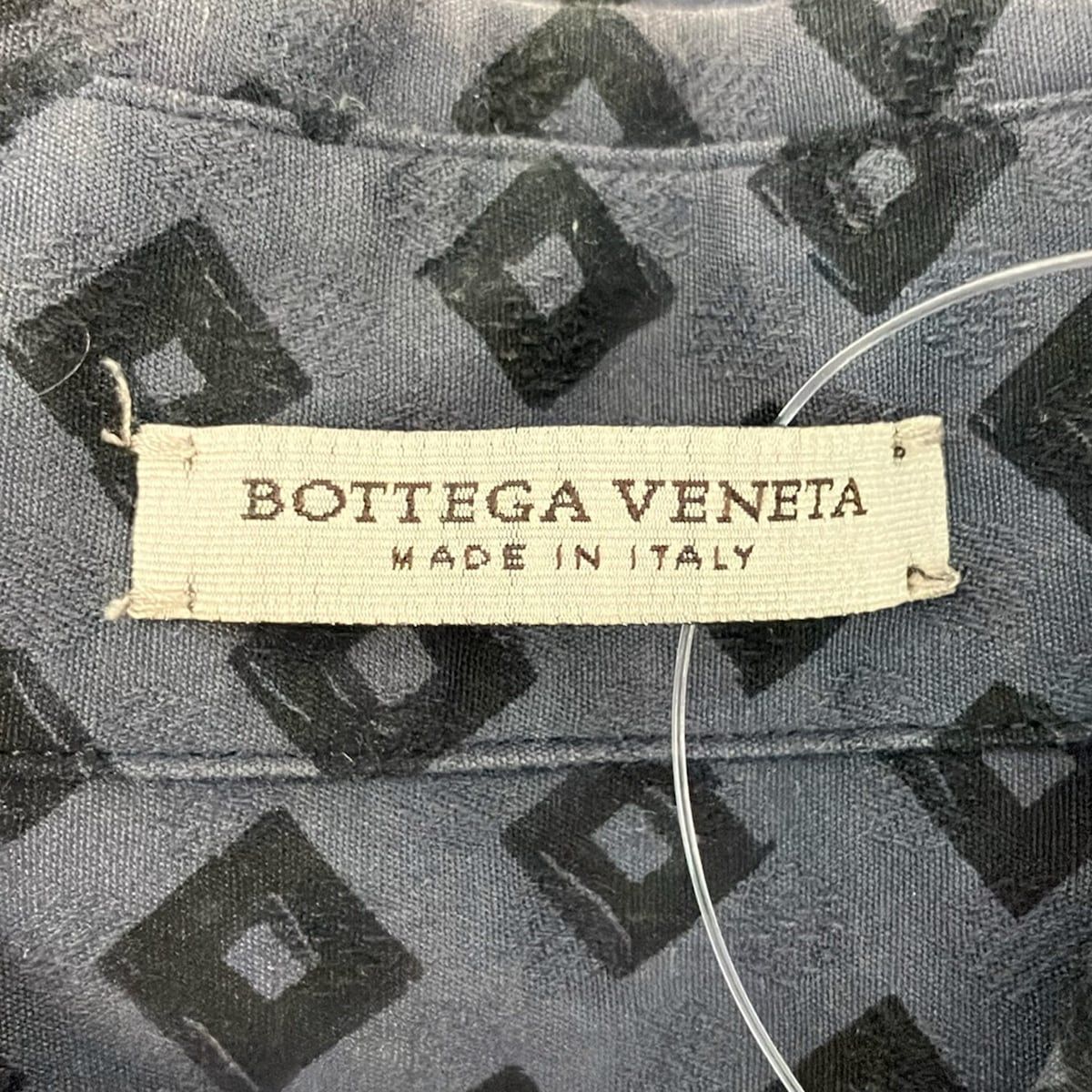 Bottega Veneta Long Sleeve Shirt 50 M Dark Gray Black — view 3