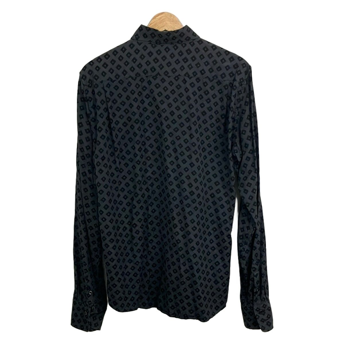 Bottega Veneta Long Sleeve Shirt 50 M Dark Gray Black — view 2