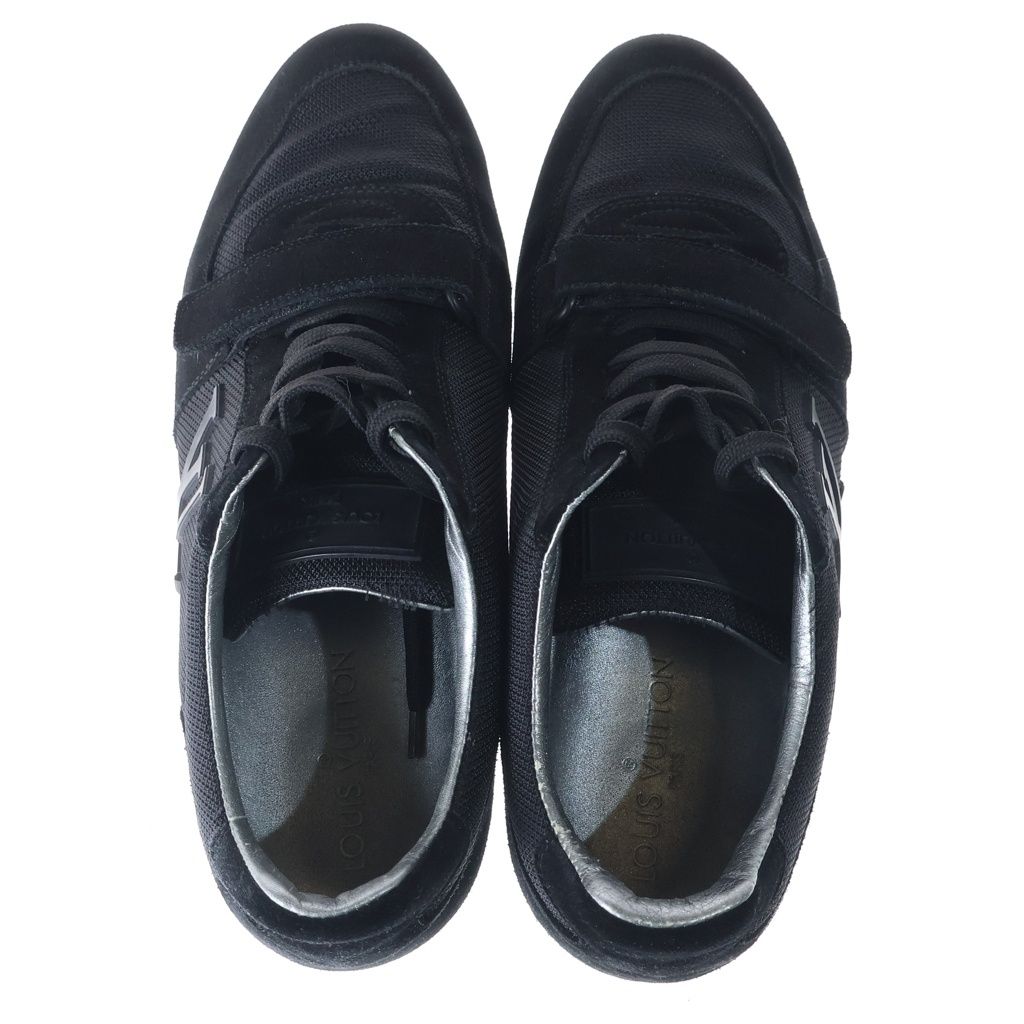 Louis Vuitton Big Logo Suede Mesh Sneaker — view 4