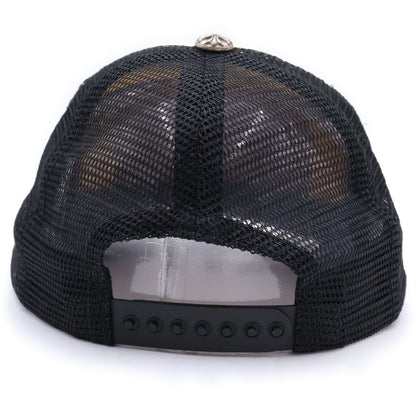 Chrome Hearts Trucker Cap Mesh Cap White Black — view 2