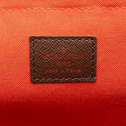 Louis Vuitton Damier Belem Shoulder Bag Brown Leather — view 9