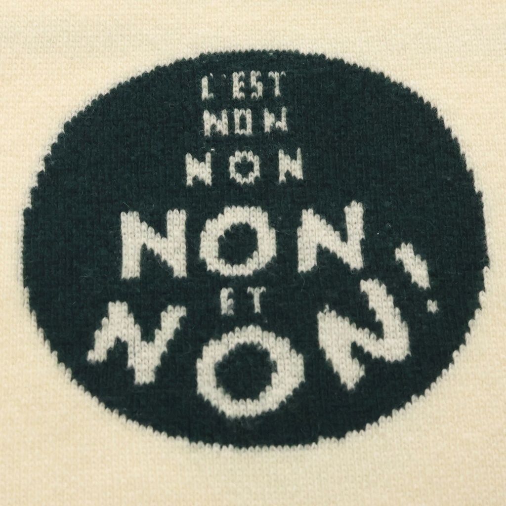 Dior J' 8 J'adior Logo Jacquard Cashmere Blend Wool Scarf Ivory — view 4