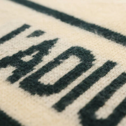 Dior J' 8 J'adior Logo Jacquard Cashmere Blend Wool Scarf Ivory — view 6