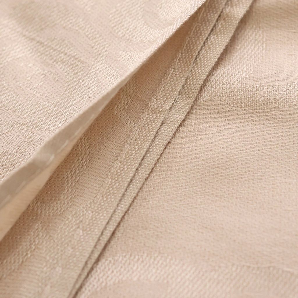 Chanel Camellia Silk Shawl Pink Beige Scarf — view 6