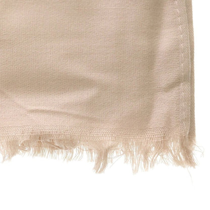 Chanel Camellia Silk Shawl Pink Beige Scarf — view 3