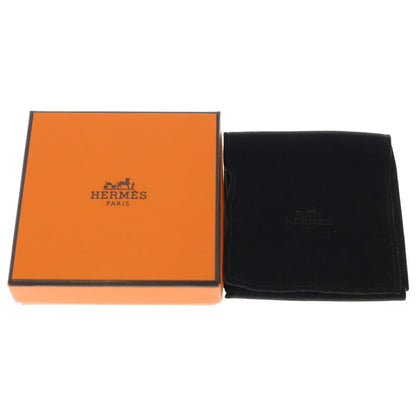 Hermes Behapi Double Tour Leather Strand Bracelet Silver Blue White — view 6