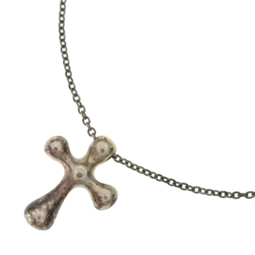 Tiffany & Co Small Cross Necklace Silver Pendant