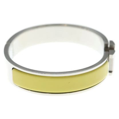 Hermes Bangle Clic Clac PM Yellow Silver Bracelet — view 3