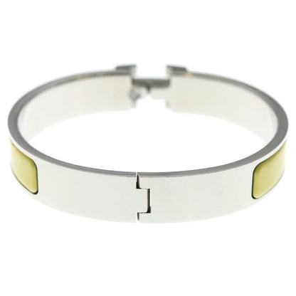 Hermes Bangle Clic Clac PM Yellow Silver Bracelet — view 2