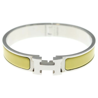 Hermes Bangle Clic Clac PM Yellow Silver Bracelet