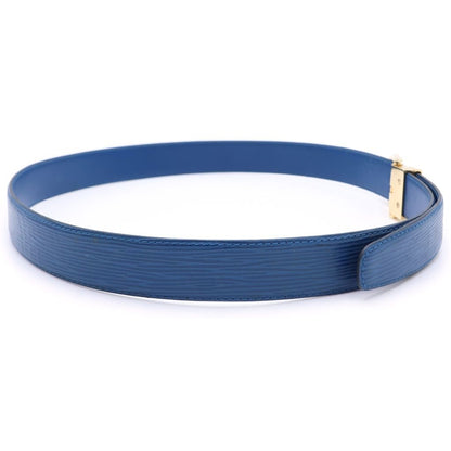 Louis Vuitton Ceinture Classic Epi Leather Belt Blue — view 3