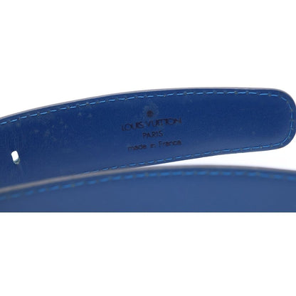 Louis Vuitton Ceinture Classic Epi Leather Belt Blue — view 6