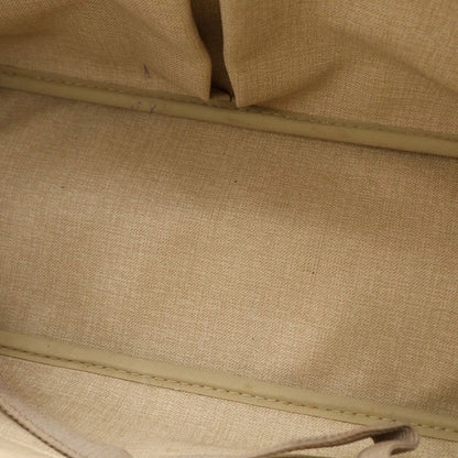 Louis Vuitton Monogram Deauville Handbag Brown Leather Gold — view 5
