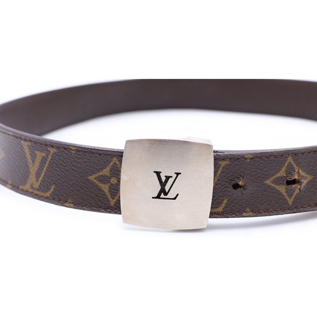 Louis Vuitton Monogram Ceinture LV Cutout Belt Brown — view 4