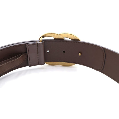 Gucci Buckle GG Supreme Leather Belt Brown — view 5
