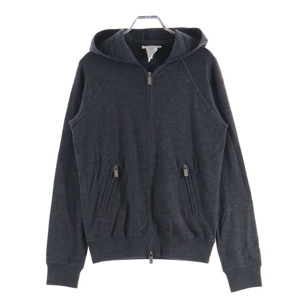 Celine Set Cashmere Knit Zip Up Hoodie Pants Gray — view 2