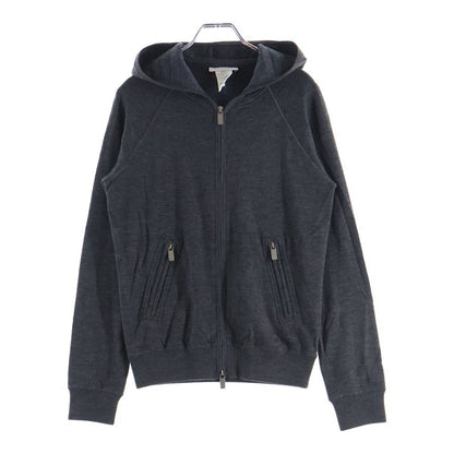 Celine Set Cashmere Knit Zip Up Hoodie Pants Gray — view 2