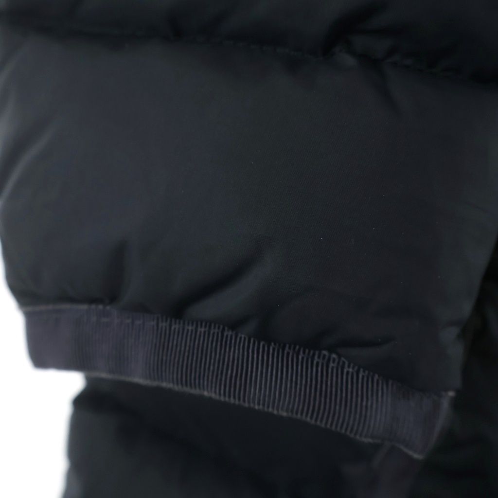 Moncler Hermine Furred Long Down Coat Gray — view 5