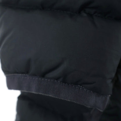 Moncler Hermine Furred Long Down Coat Gray — view 5