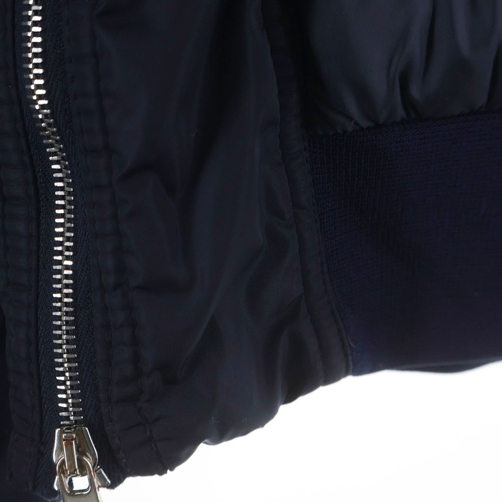 Moncler Rome Double Zip Jacket Down Navy — view 6