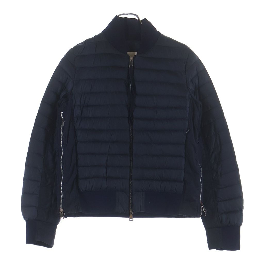 Moncler Rome Double Zip Jacket Down Navy