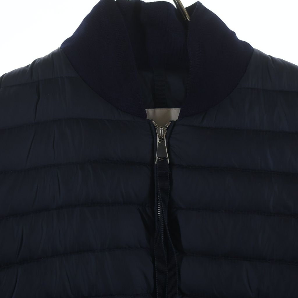 Moncler Rome Double Zip Jacket Down Navy — view 3