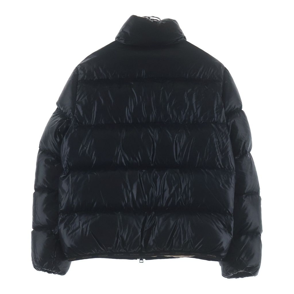 Moncler Abbadia Short Down Jacket Black — view 2