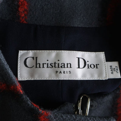 Dior Set Check Mohair Jacket Set Gray — view 7