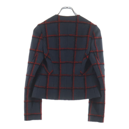 Dior Set Check Mohair Jacket Set Gray — view 3