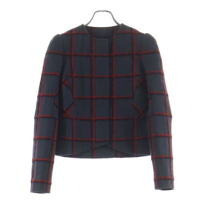 Dior Set Check Mohair Jacket Set Gray — view 2