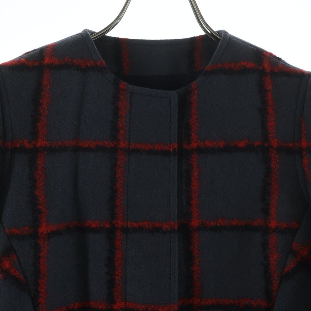 Dior Set Check Mohair Jacket Set Gray — view 6