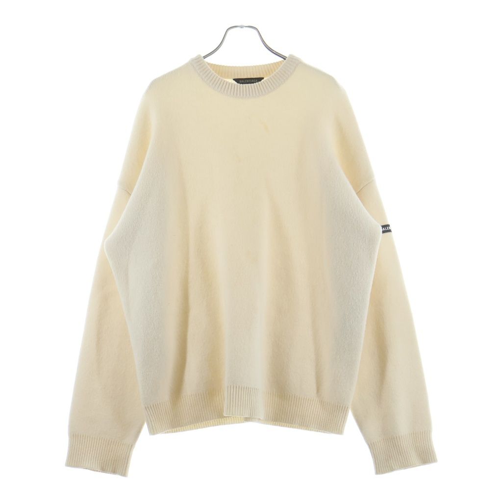 Balenciaga Knit White Wool Sweater