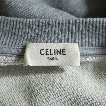 Celine Front Logo Sweatshirt Gray — view 6