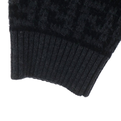 Fendi Zucca Pattern Knit Cardigan Gray 40 — view 5