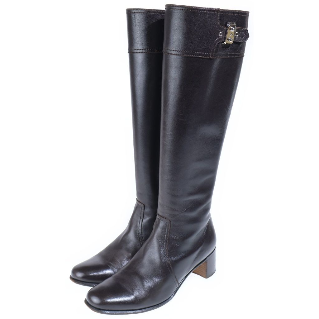 Hermes Buckle Boot Brown — view 2