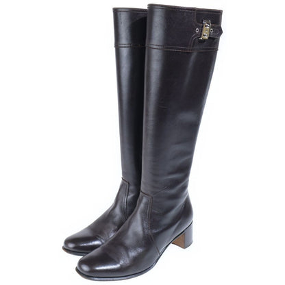 Hermes Buckle Boot Brown — view 2