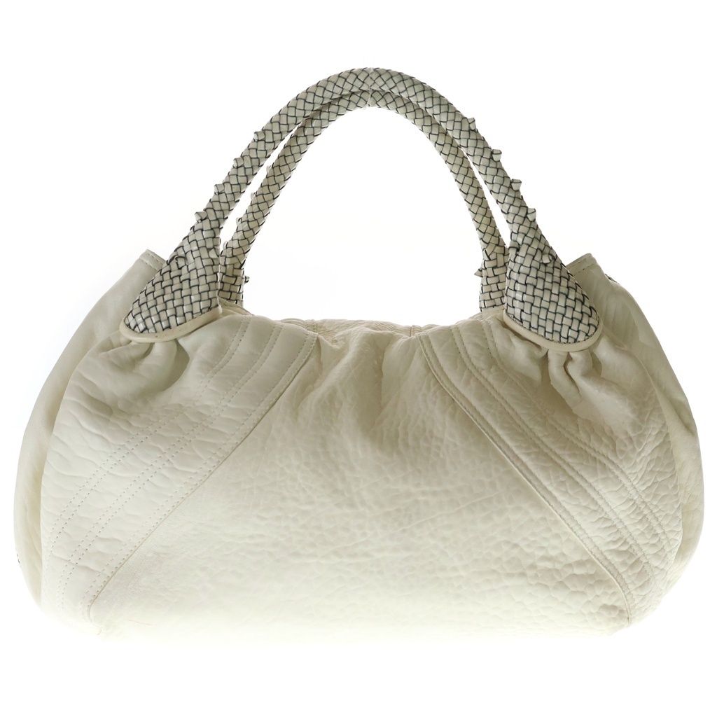 Fendi Spy Shoulder Bag White Leather — view 2