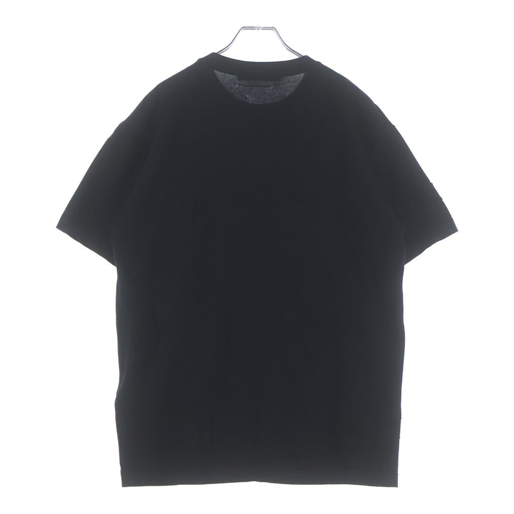 Louis Vuitton Monogram Short Sleeve Cotton Crew Neck Short Knit T-Shirt Black — view 2