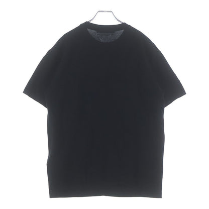 Louis Vuitton Monogram Short Sleeve Cotton Crew Neck Short Knit T-Shirt Black — view 2
