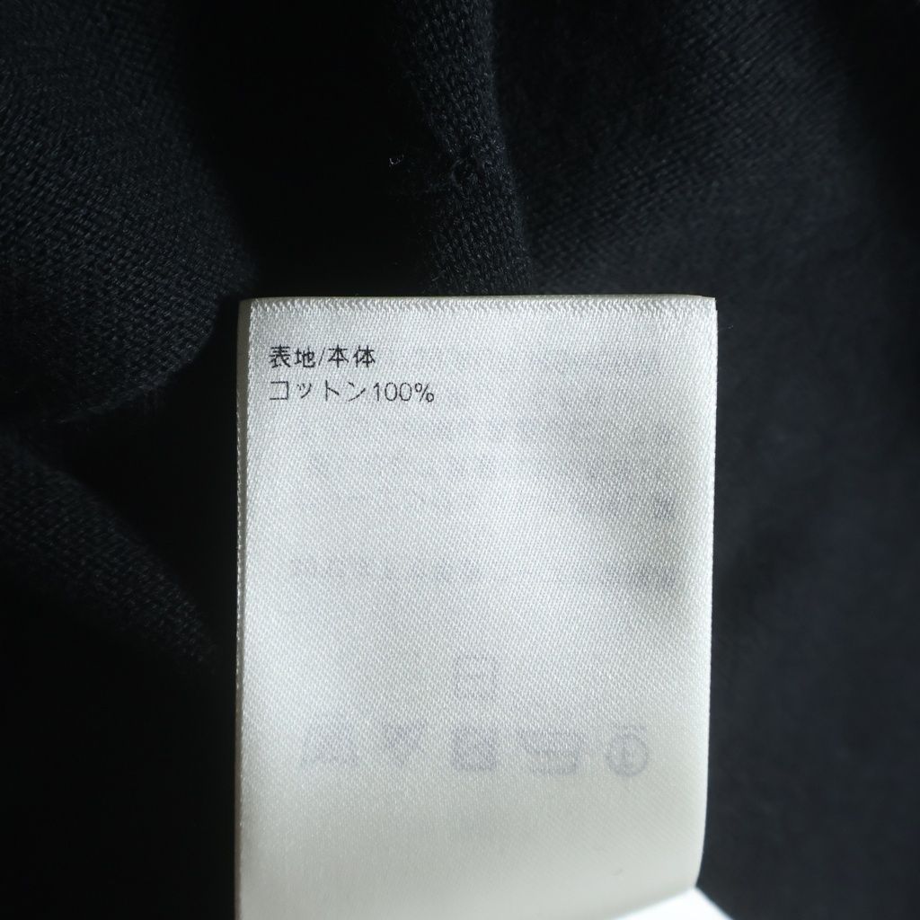 Louis Vuitton Monogram Short Sleeve Cotton Crew Neck Short Knit T-Shirt Black — view 7