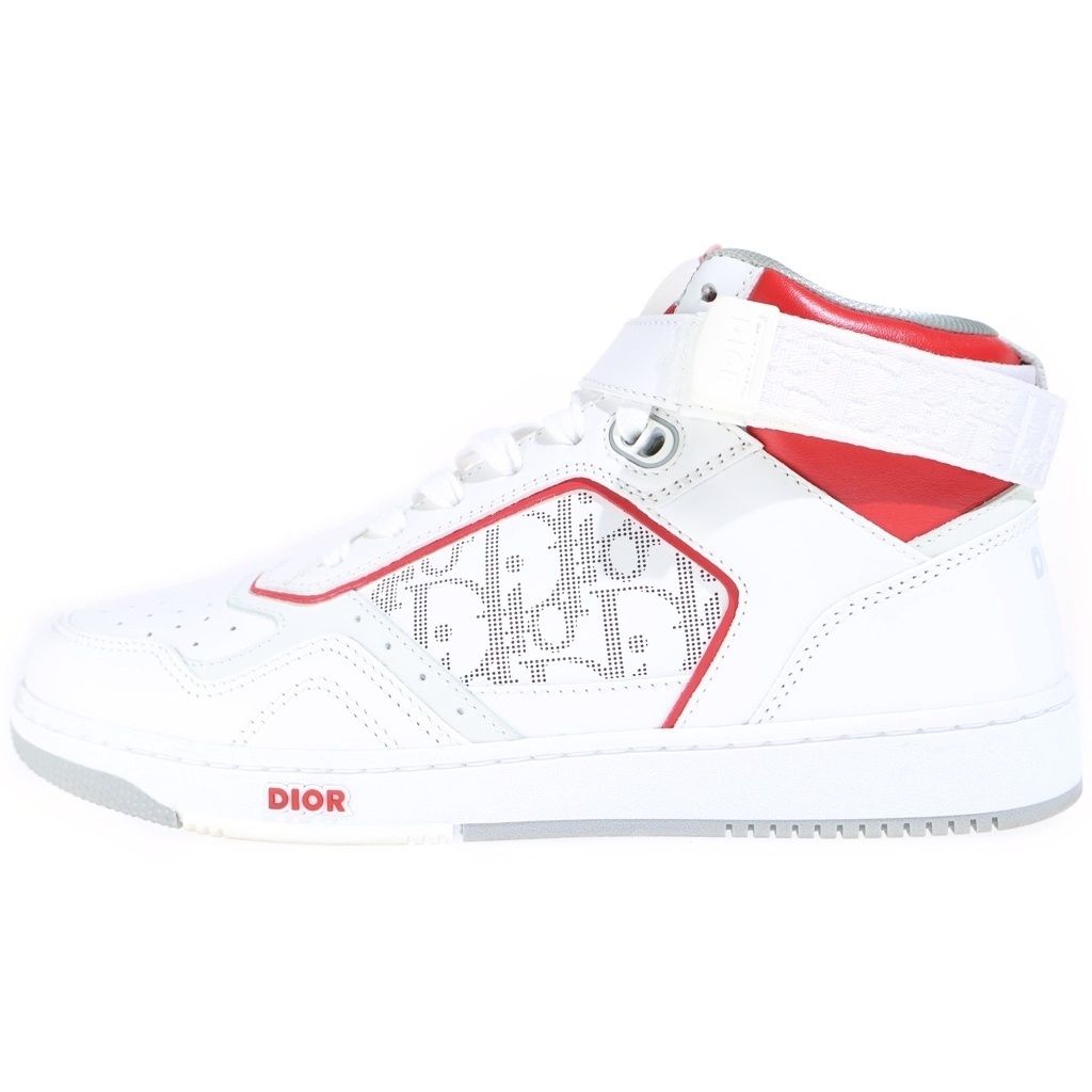 Dior Oblique High Cut Sneakers White