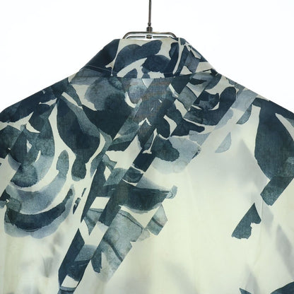Louis Vuitton Monogram Flower Print All Over Pattern Cotton Poplin Shirt White — view 4